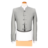 Chaqueta y Chalequillo Gris Hilatura Fina