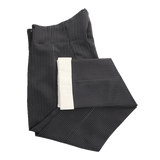 Calzona à revers non doublé à rayures grises