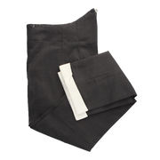 Short en sergé élastique Minorque, gris mer