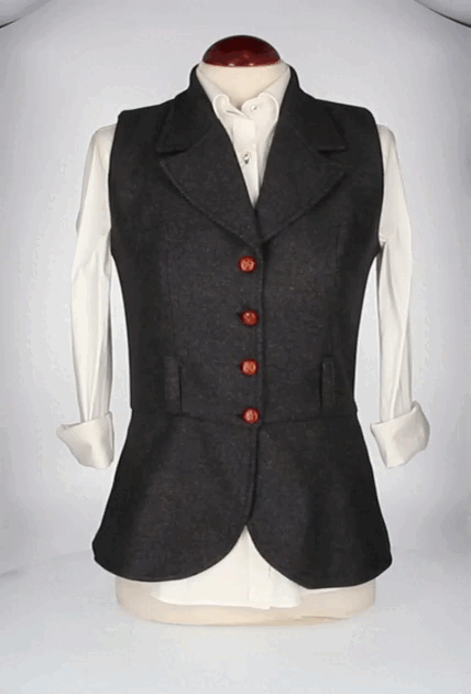 Chaleco Poniente Mezclilla Gris Limited Edition