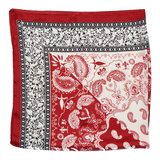 Small Red Cashmere Scarf