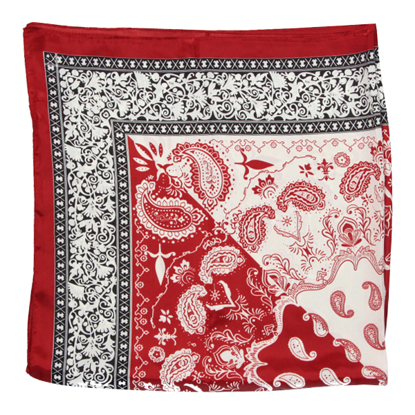 Small Red Cashmere Scarf