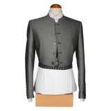 Chaqueta y Chalequillo Gris Claro