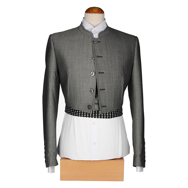 Chaqueta y Chalequillo Gris Claro