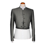 JACKET AND VEST OF NATIONAL GRAY ALPACA CLA