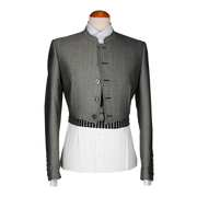 CHAQ. Y CHALECO ALPACA NACIONAL GRIS CLA