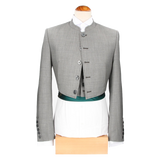 Veste et gilet gris clair