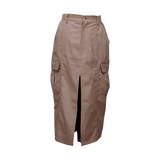 JUPE MIDI EN JEAN PIERRE