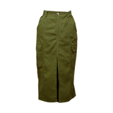 GREEN MIDI SKIRT