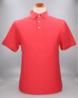 CORAL COTTON POLO SHIRT