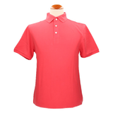 CORAL COTTON POLO SHIRT