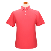 CORAL COTTON POLO SHIRT