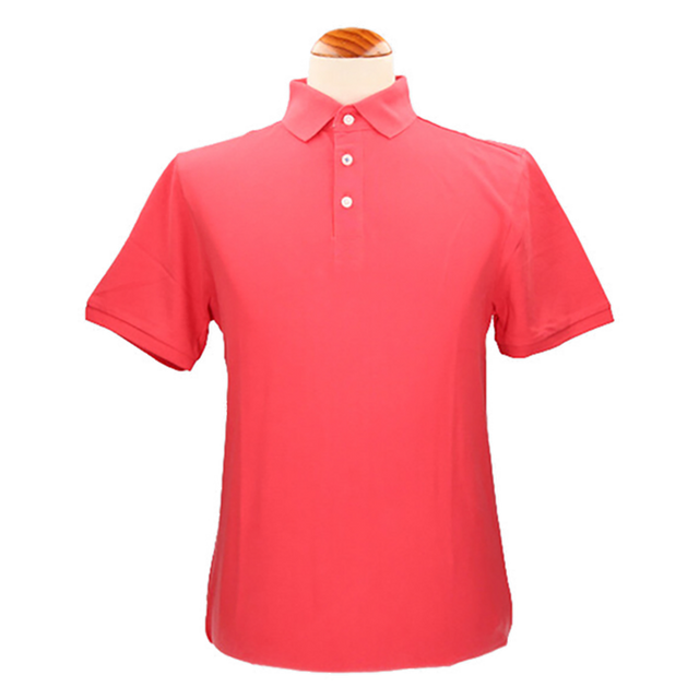 CORAL COTTON POLO SHIRT