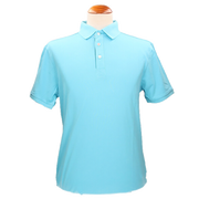 TURQUOISE COTTON POLO SHIRT