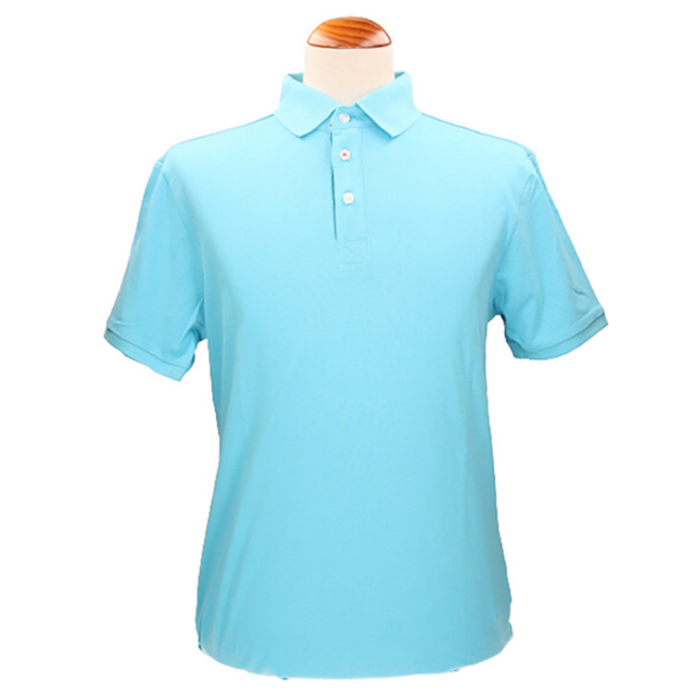 TURQUOISE COTTON POLO SHIRT