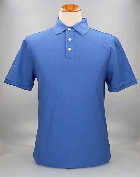 ROYAL BLUE COTTON POLO SHIRT