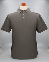 COTTON CHARCOAL POLO SHIRT