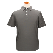 COTTON CHARCOAL POLO SHIRT