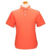 ORANGE COTTON POLO SHIRT