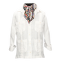 CAMISA CUBANA NIÑO BLANCA