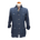 CUBAN SHIRT NAVY LINEN