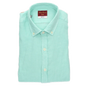 AQUA LINEN BUTTON COLLAR SHIRT