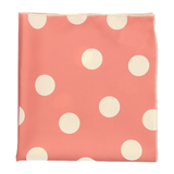 SALMON POLKA DOTS NECKLACE SCARF