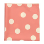 SALMON POLKA DOTS NECKLACE SCARF
