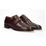 Brown Double Buckle Shoe