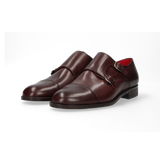 Brown Double Buckle Shoe