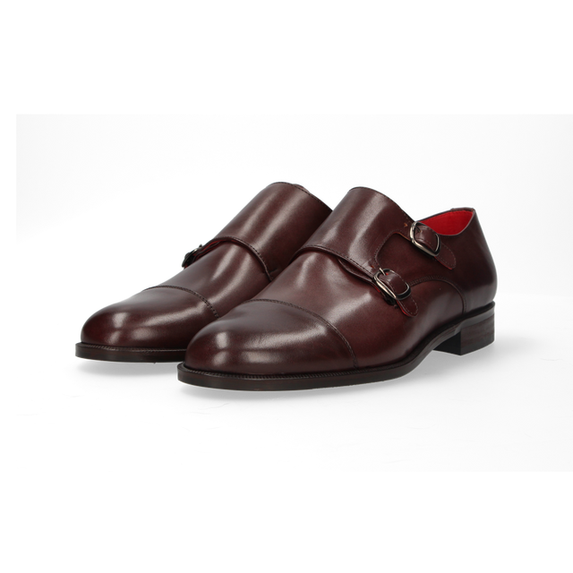 Brown Double Buckle Shoe