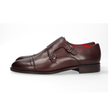 Brown Double Buckle Shoe