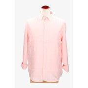 CAMISA BOTON LINO ROSA
