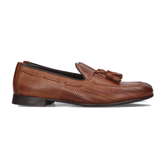 BRAIDED TASSELS COGNAC