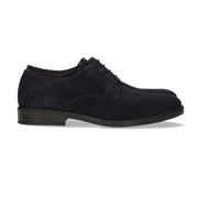 PLAIN BLUCHER IN MARINE SUEDE