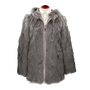 ABRIGO CAPUCHA GRIS