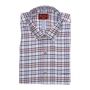 CAMISA CUELLO CUADROS AZUL-ROJO-OCRE