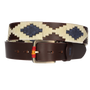 CINT. BROWN EMBROIDERED BEIGE-BROWN