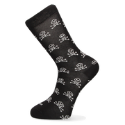 CALCETIN CALAVERA NEGRO