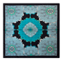 BLUE FLOWER HANDKERCHIEF