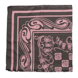 PAÑUELO GRIS-ROSA