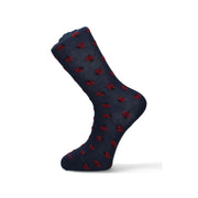 Marine Sock with Ladybugs