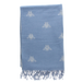BEE-PRINT BLUE SCARF