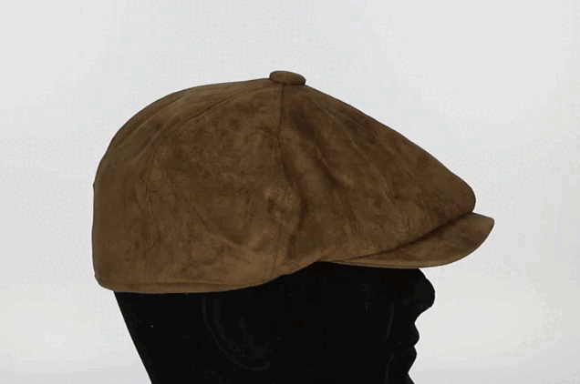 GREEN SUEDE IRISH CAP