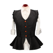 *CHALECO CRETA ESPIGA GRIS MARENGO