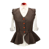 Gilet en denim Crete vert