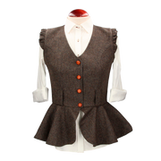 *CHALECO CRETA MEZCLILLA VERDOSA