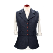 GILET WESTERN EN JEAN BLEU