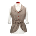 *GILET EN JEAN MARRON PANDORA