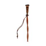 Braided Whip with Turned Wood Handle